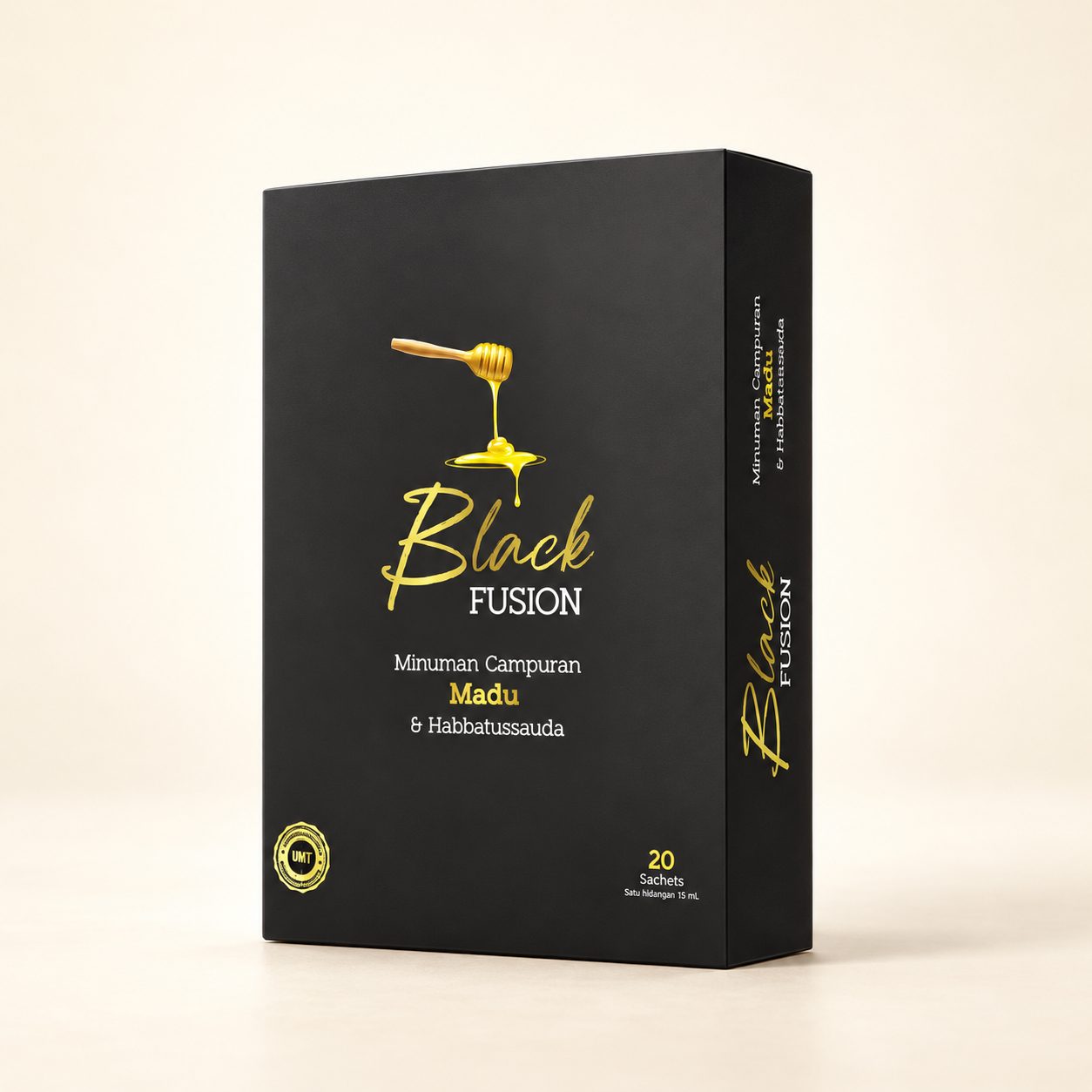 Pakej BlackFusion satu kotak, 20 sachet