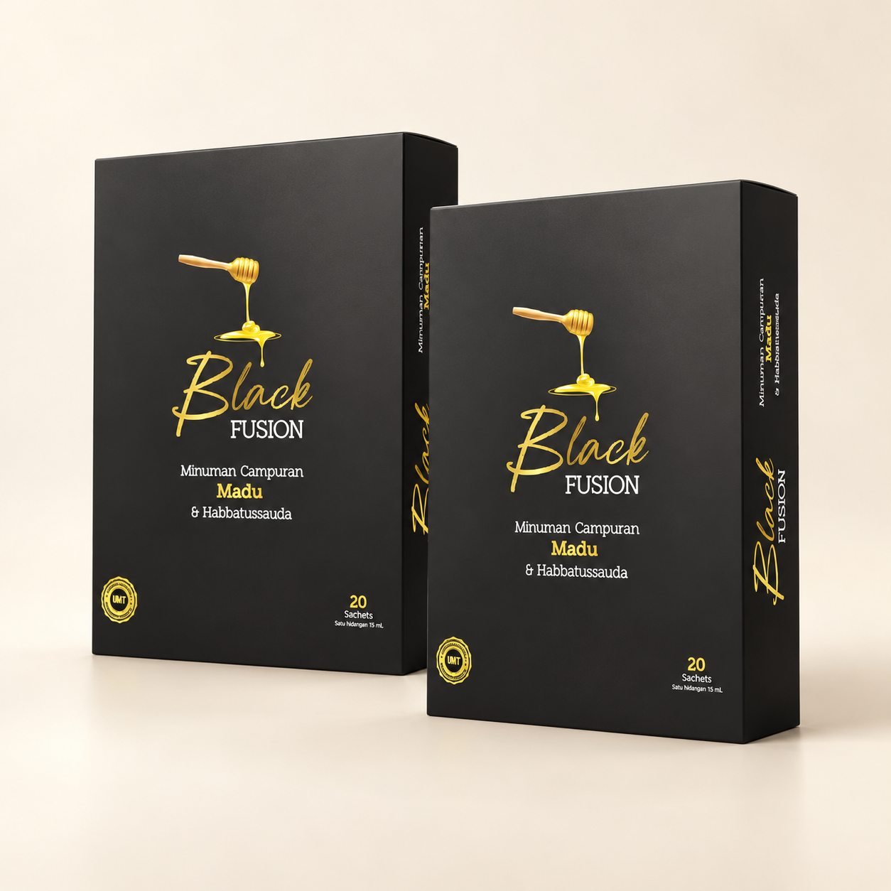 Pakej BlackFusion dua kotak, 40 sachet